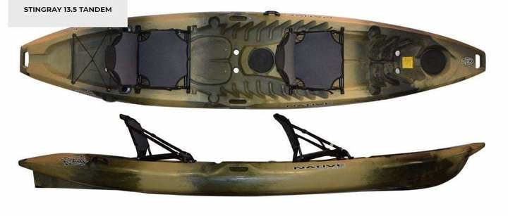 Stingray 13.5 Sit on Top Tandem Kajak - Native Watercraft – Bild 14