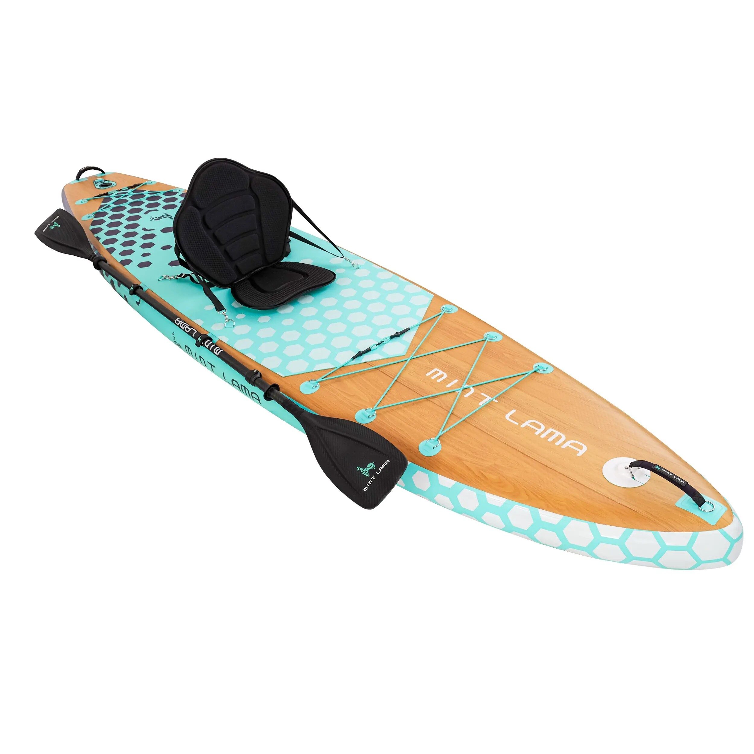 SUP ADVENTOURER 11'6", inkl. Sitzanlage - Mint Lama – Bild 9