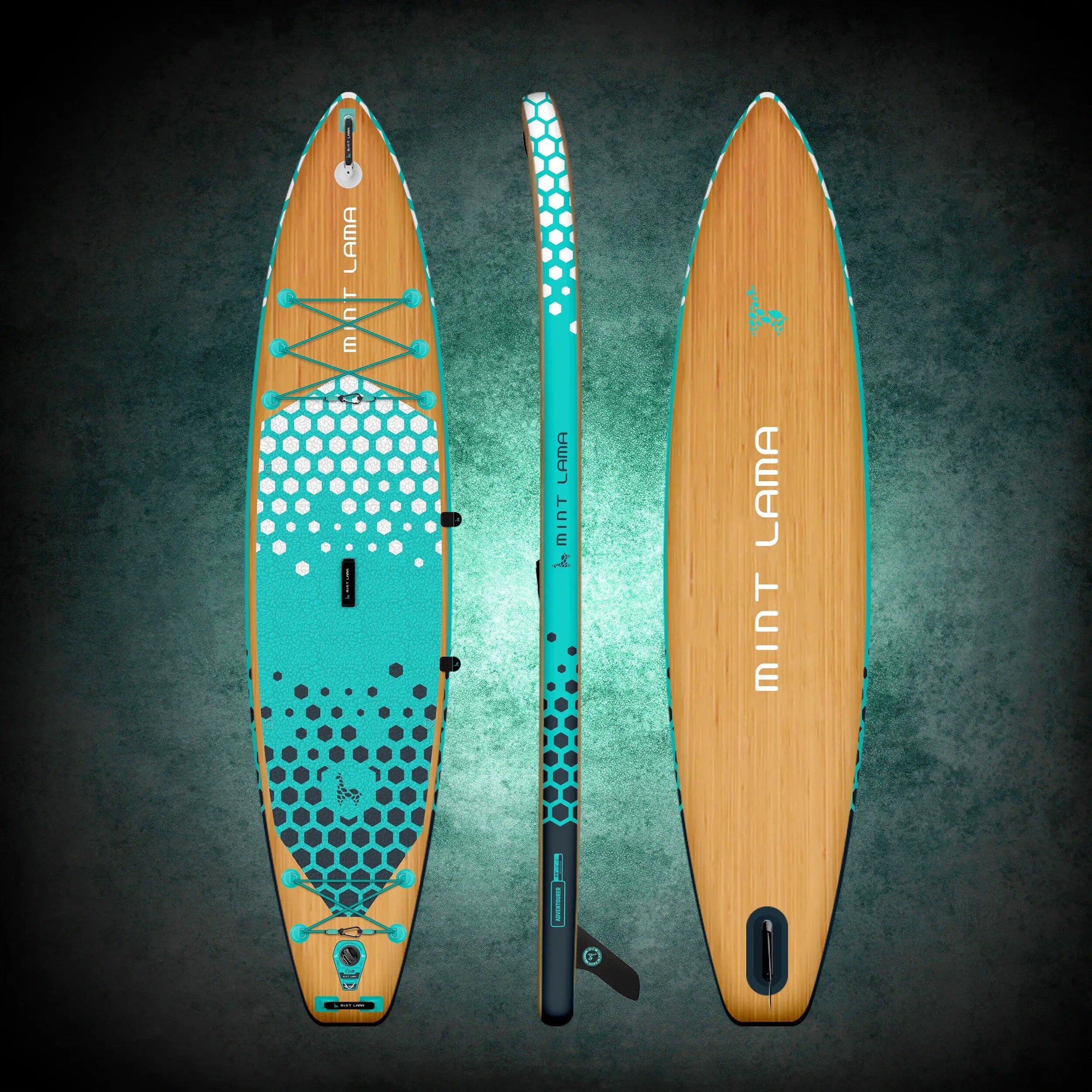 SUP ADVENTOURER 11'6", inkl. Sitzanlage - Mint Lama