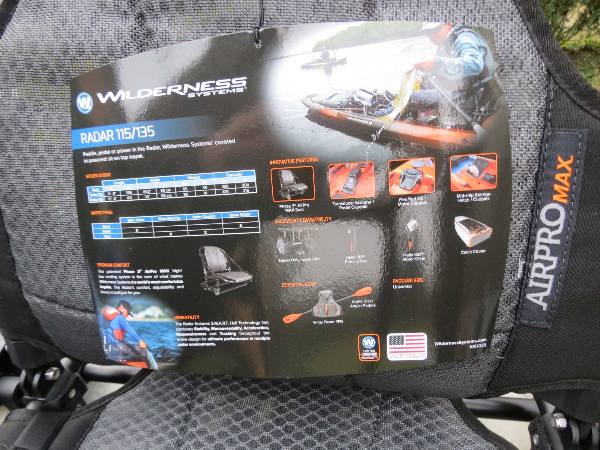 Radar 135 mit oder ohne HELIX Antrieb - Wilderness Systems – Bild 12