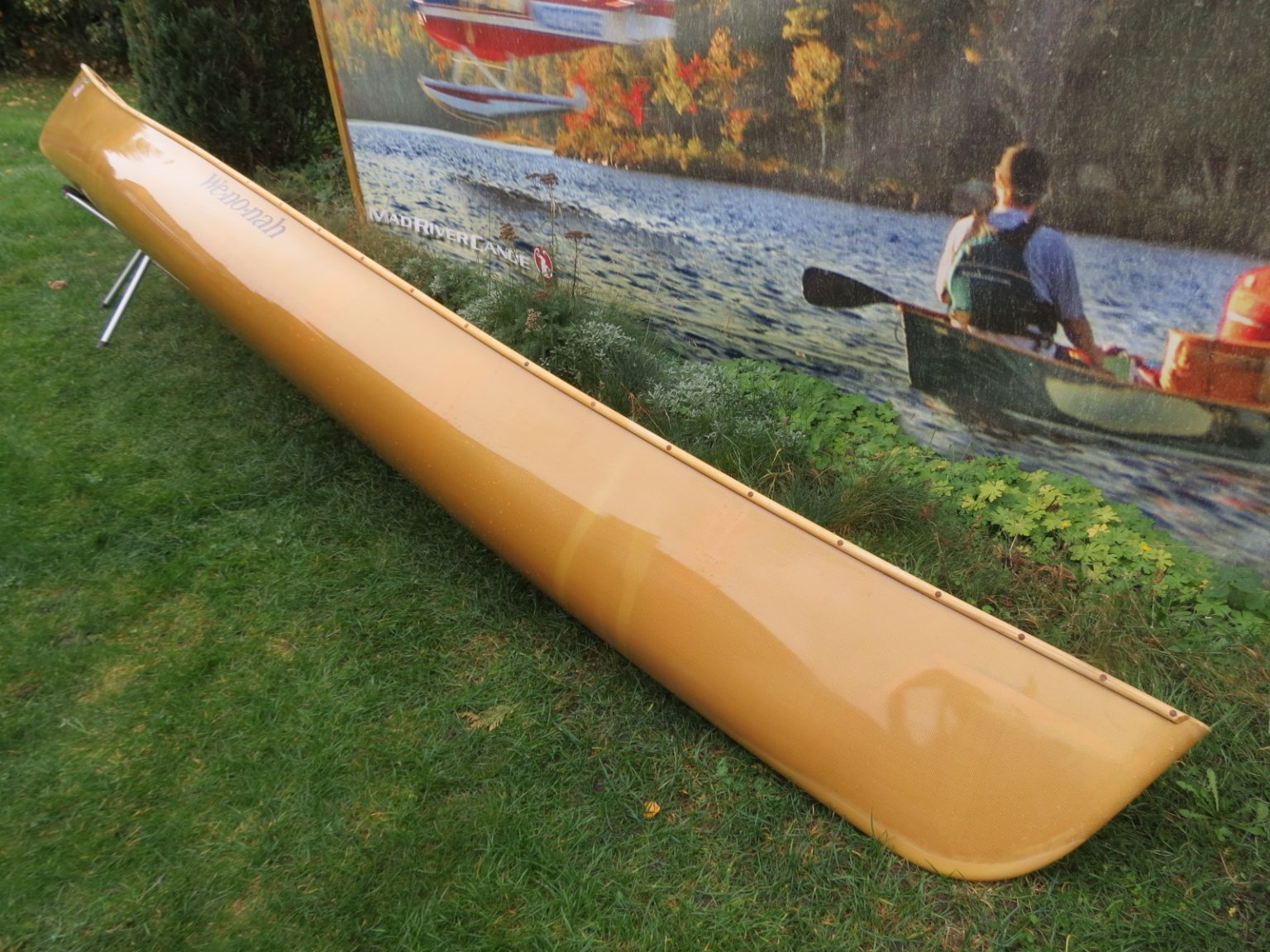 Argosy 14’6“ Kevlar Wood Ultraleicht Canoe Wenonah Paddel Store