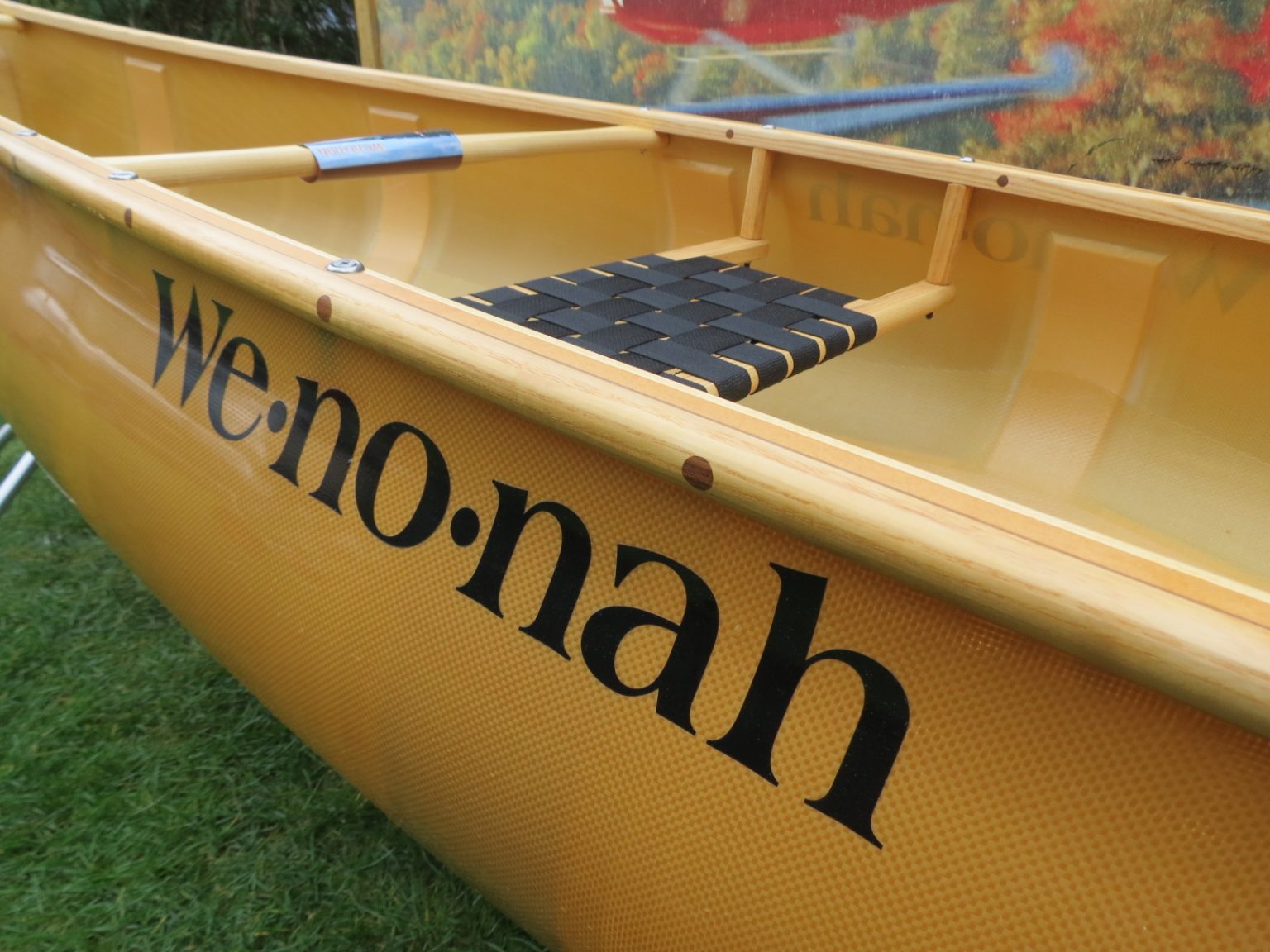 Argosy 14’6“ Kevlar Wood Ultraleicht Canoe Wenonah Paddel Store