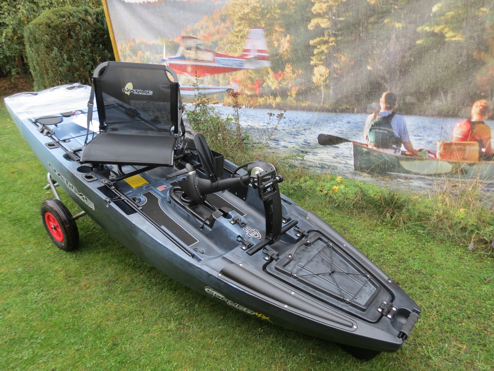 Slayer MAX 10 Propel mit Drehsitz und Springblade Rudder - Native Watercraft