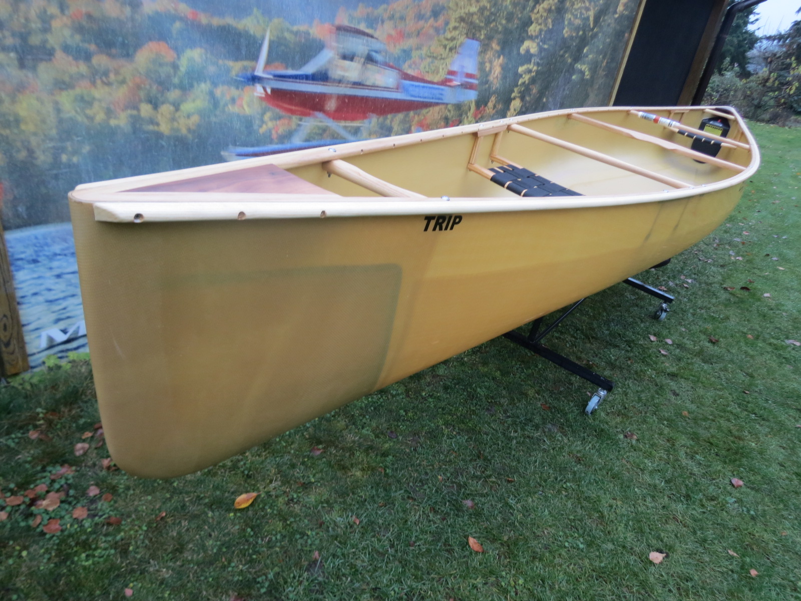 Trip 17.6 Kevlar ultralight Holzsüllrand Kanadier - Clipper Canoe Canada – Bild 5
