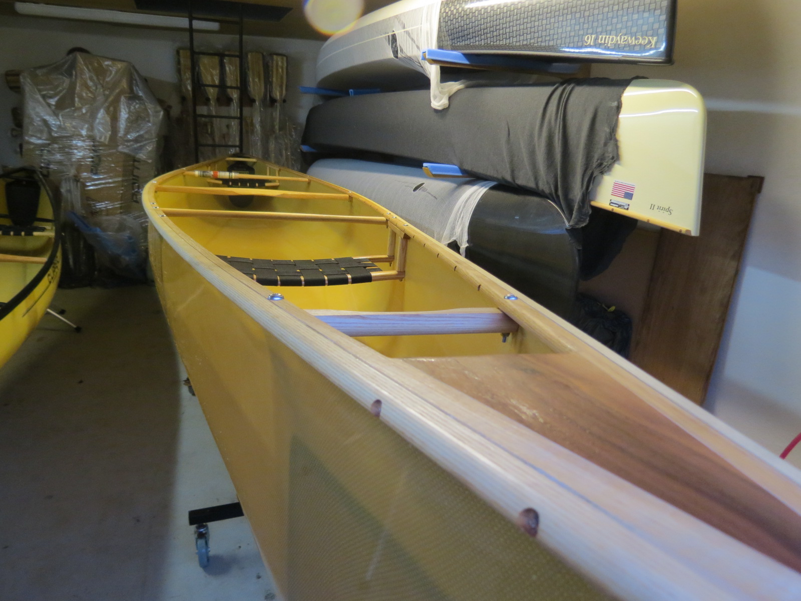 Trip 17.6 Kevlar ultralight Holzsüllrand Kanadier - Clipper Canoe Canada – Bild 8