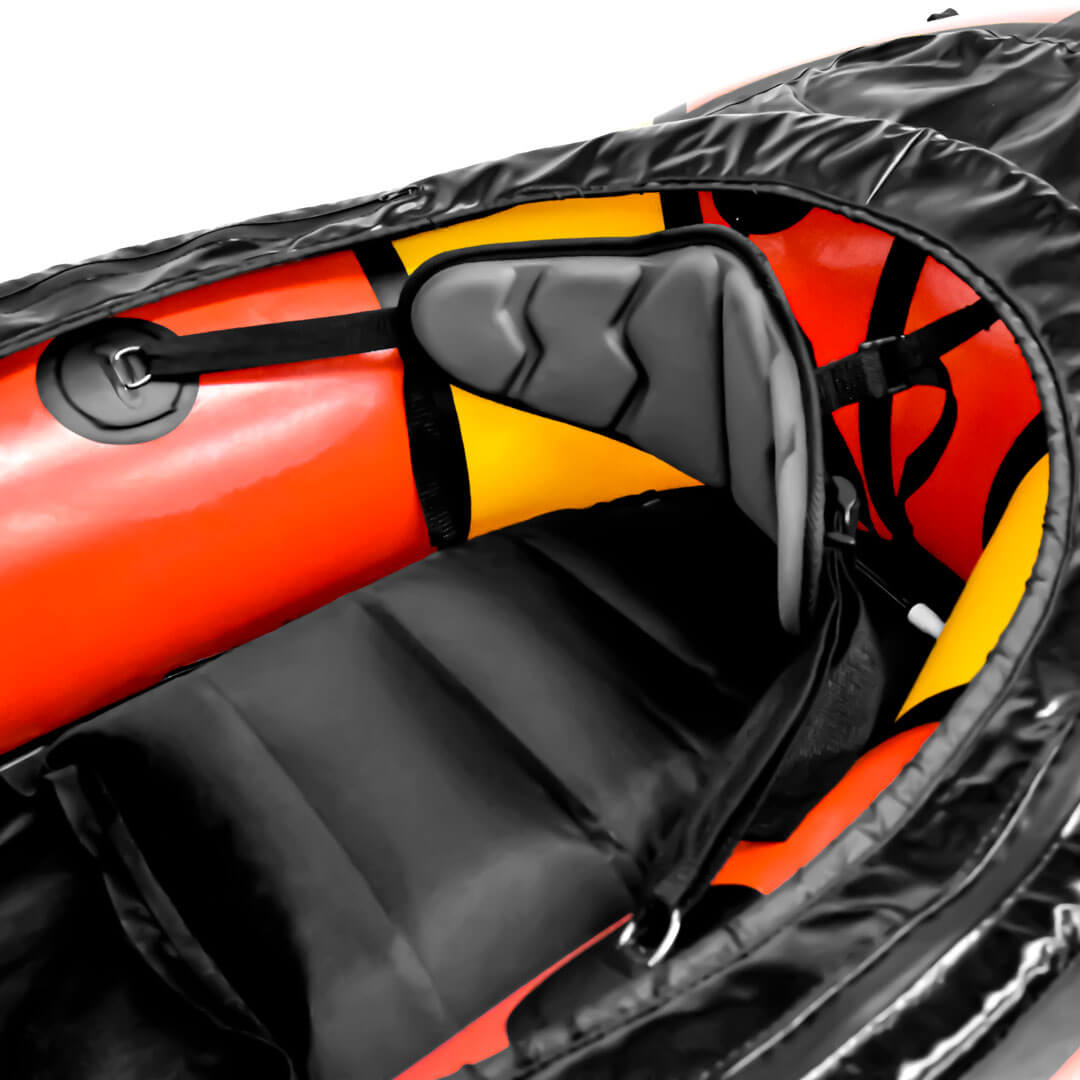Chattanooga Packraft, inklusive Zubehör, rot-gelb - Verano – Bild 3