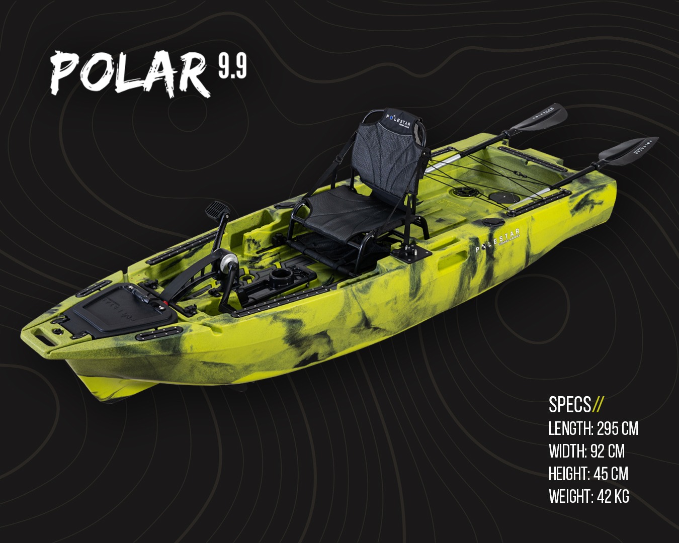 POLAR 9.9 PoleDrive, der Kompakte - Polestar Kayaks
