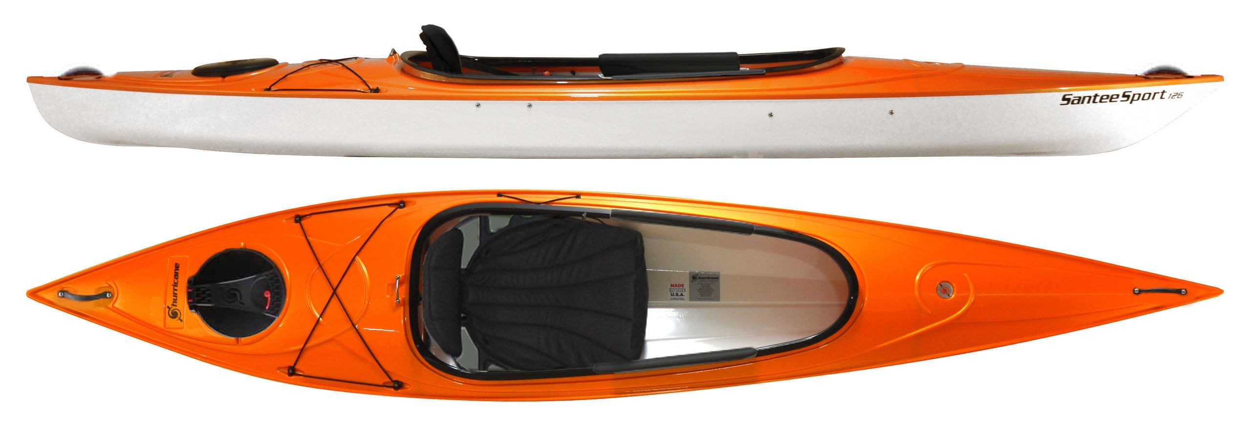 Santee 116 Sport, leichtes Sit on Top Kajak - Hurricane Kayaks – Bild 4