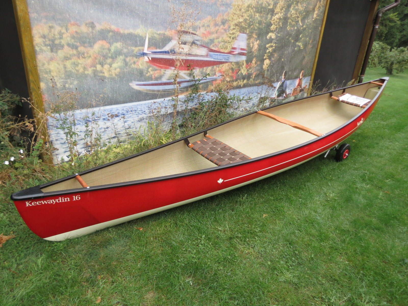 Keewaydin 16 Kevlar Fusion 19,8 kg, rubby rot/champagner - Swift Canada – Bild 9
