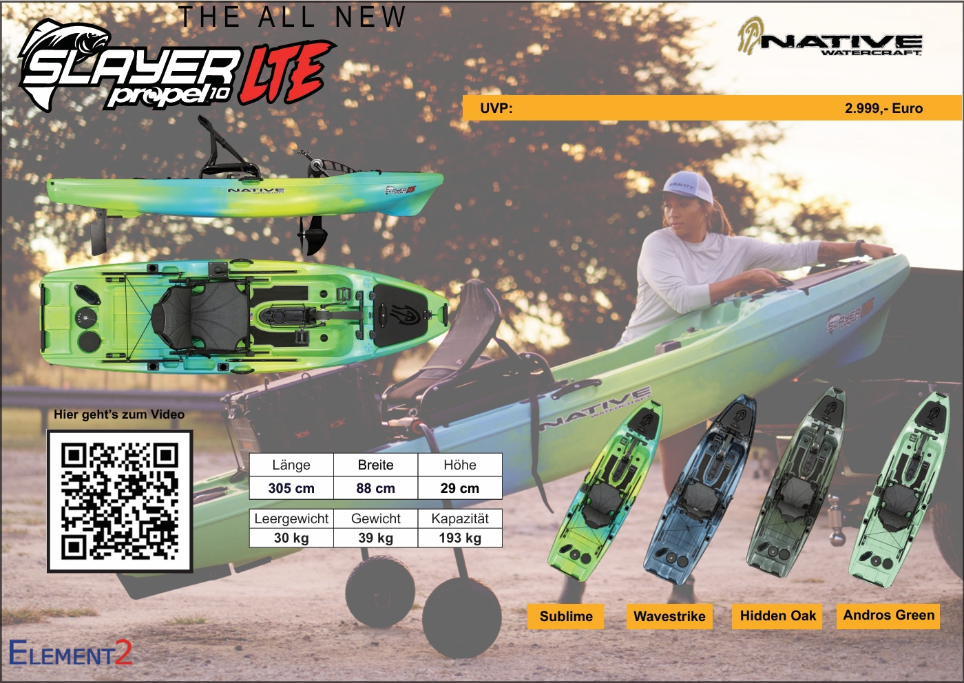 Der neue handliche Slayer 10 LTE Propel - Native Watercraft – Bild 3