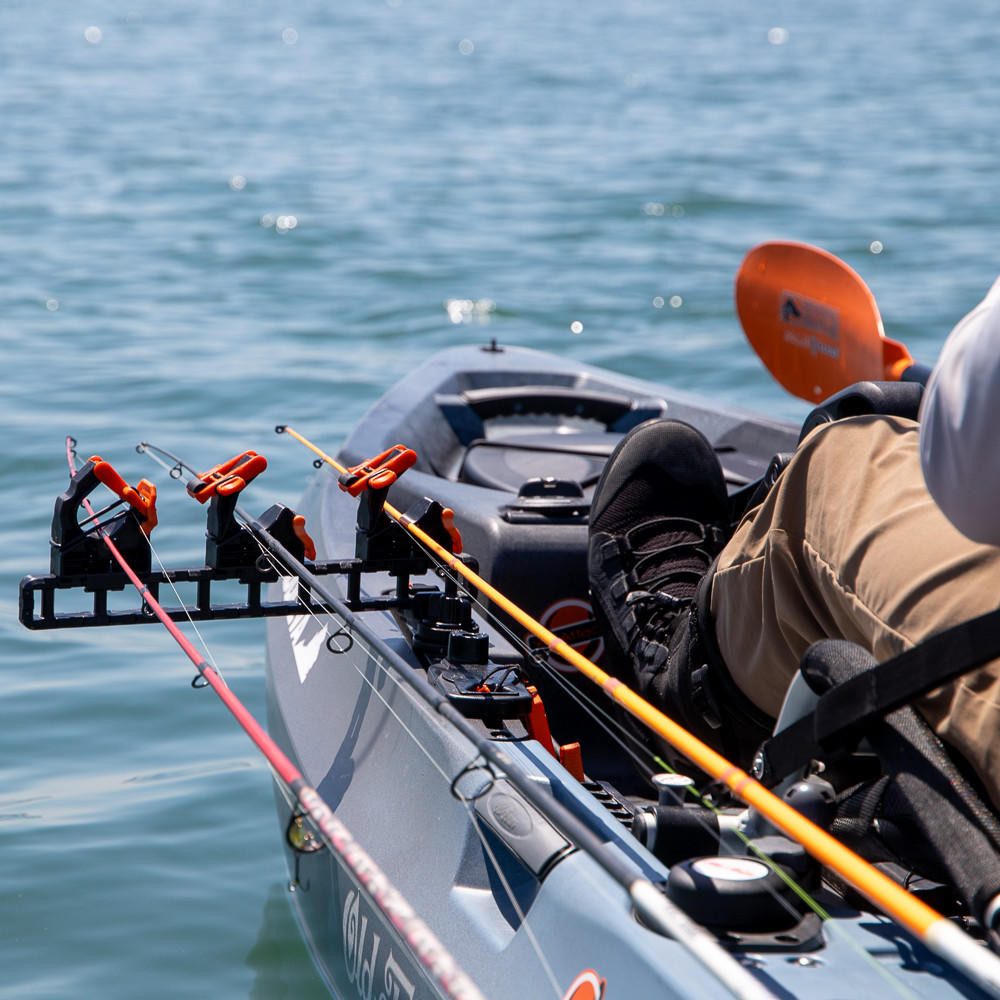 SideStage Rutenhalter mit 6 FlipGrips für Schienensystem - YakAttack/Hobie Kaykas – Bild 3