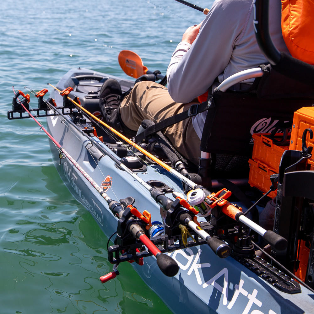 SideStage Rutenhalter mit 6 FlipGrips für Schienensystem - YakAttack/Hobie Kaykas – Bild 7