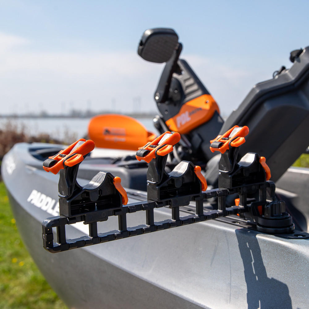 SideStage Rutenhalter mit 6 FlipGrips für Schienensystem - YakAttack/Hobie Kaykas – Bild 8