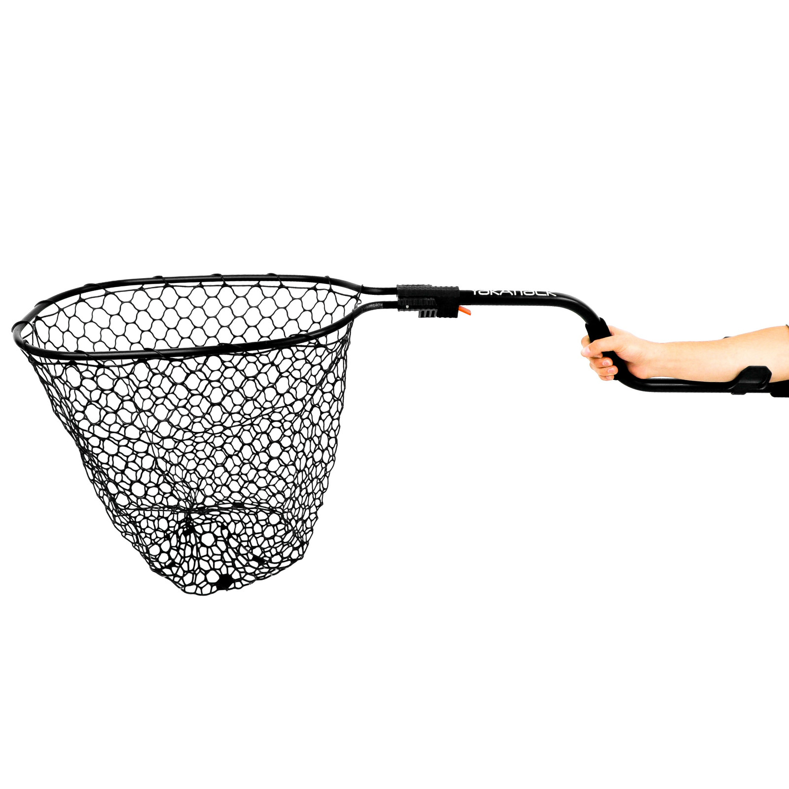 Kajak Ergoschaft Klapp-Kescher, Leverage Landing Net®, 30 x 50 cm Korb - YakAttack
