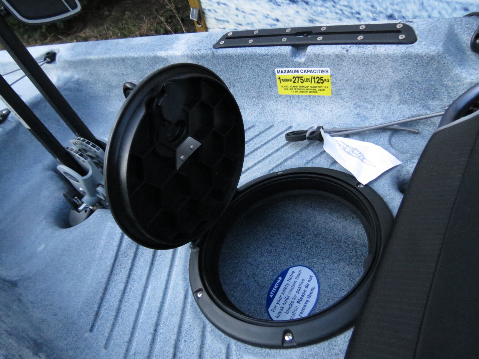 Passport 10.5 R, PE ROTO mit MD GT KU Kick-Up Mirage Antrieb - Hobie Kaykas – Bild 8