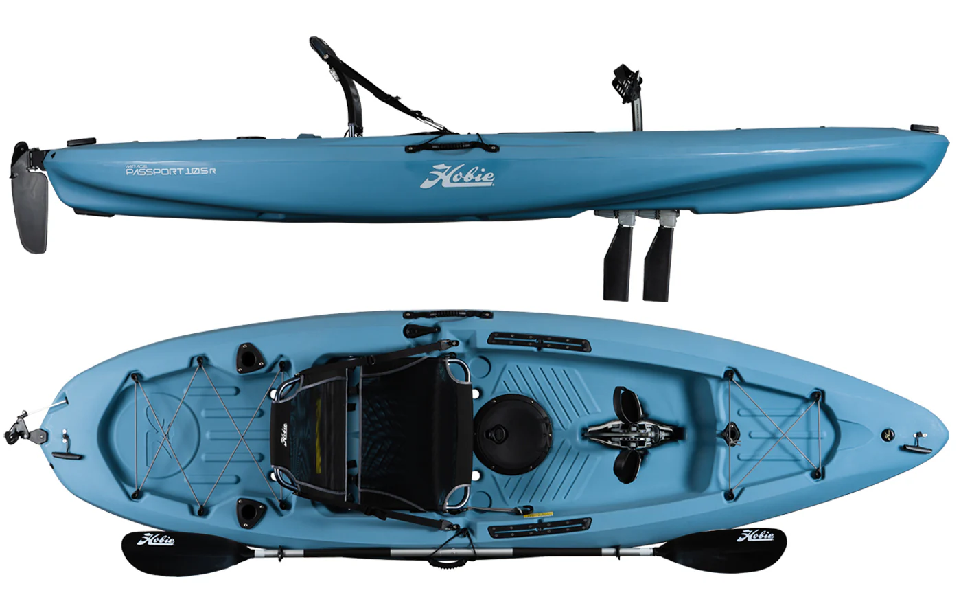 Passport 10.5 R, PE ROTO mit MD GT KU Kick-Up Mirage Antrieb - Hobie Kaykas