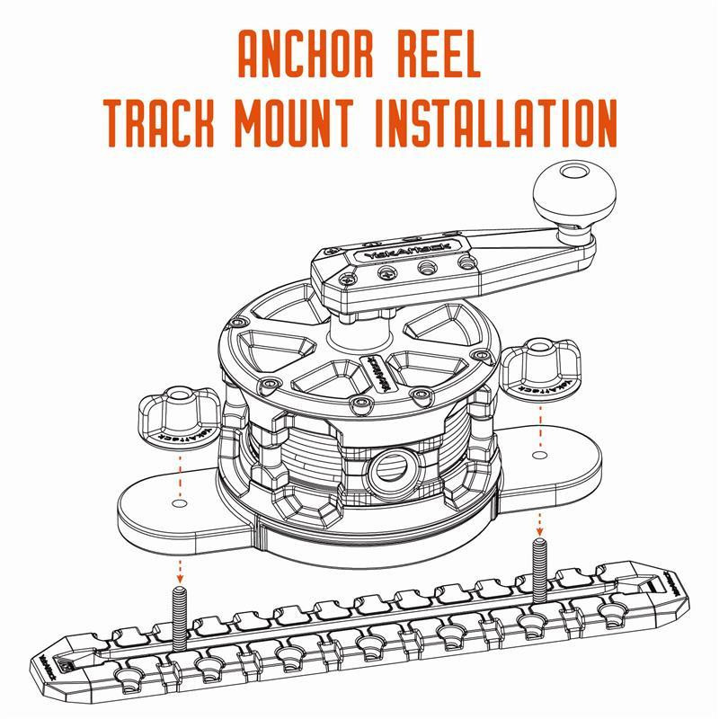 Ankerwinde Kajak Anker Rolle DropShot Anchor Reel - YakAttack – Bild 5