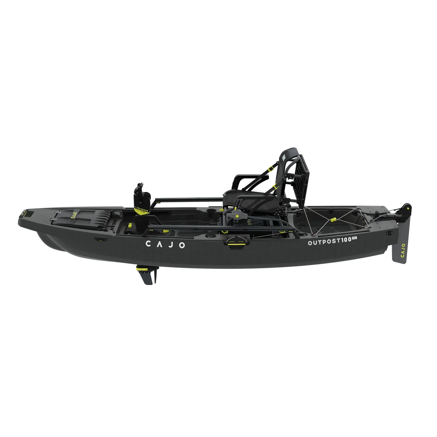 Outpost 100 PDL Angelkajak Sit on Top, Pro Serie, TRAVERSE DRIVE - CAJO Kayaks – Bild 13