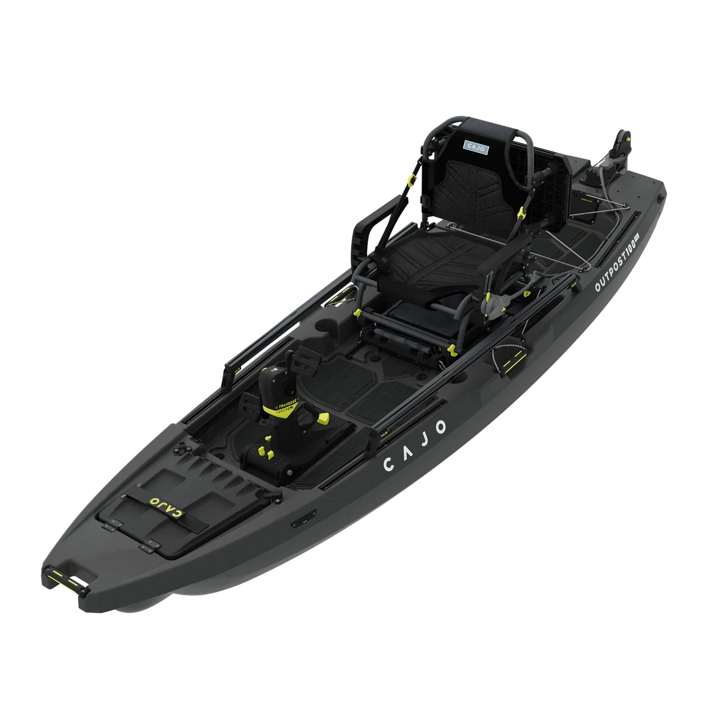 Outpost 100 PDL Angelkajak Sit on Top, Pro Serie, TRAVERSE DRIVE - CAJO Kayaks – Bild 14