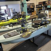 Outpost 100 PDL Angelkajak Sit on Top, Pro Serie, TRAVERSE DRIVE - CAJO Kayaks